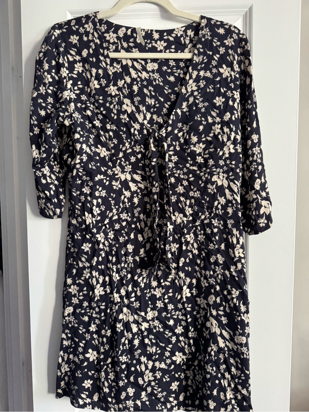 Urban Outfitters navy floral dress - size M